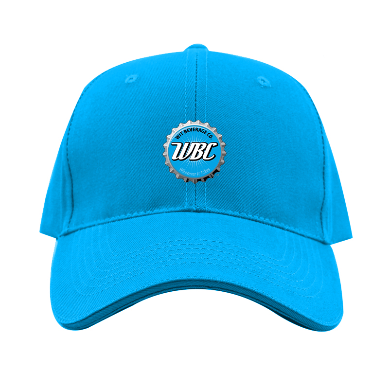 Wit Beverage Company Logo  Dad Baseball Cap Hat