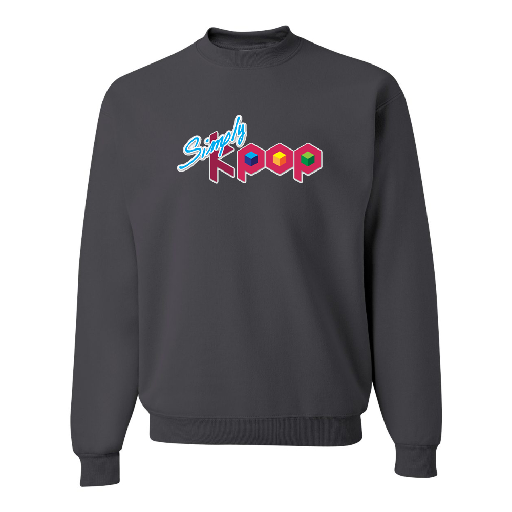 Men's  Simply Kpop JERZEES NuBlend Crewneck Sweatshirt