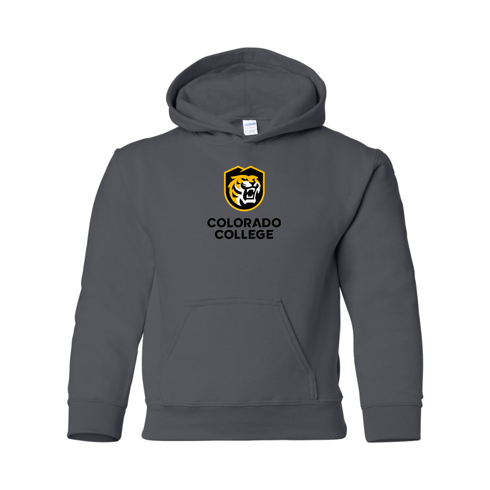 Youth  Colorado College Tigers  Gildan Heavy Blend  Hooded Sweatshirt