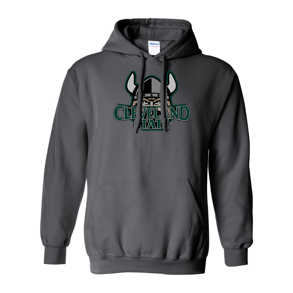 Men's Cleveland State Vikings  Gildan  Heavy Blend Hooded Sweatshirt