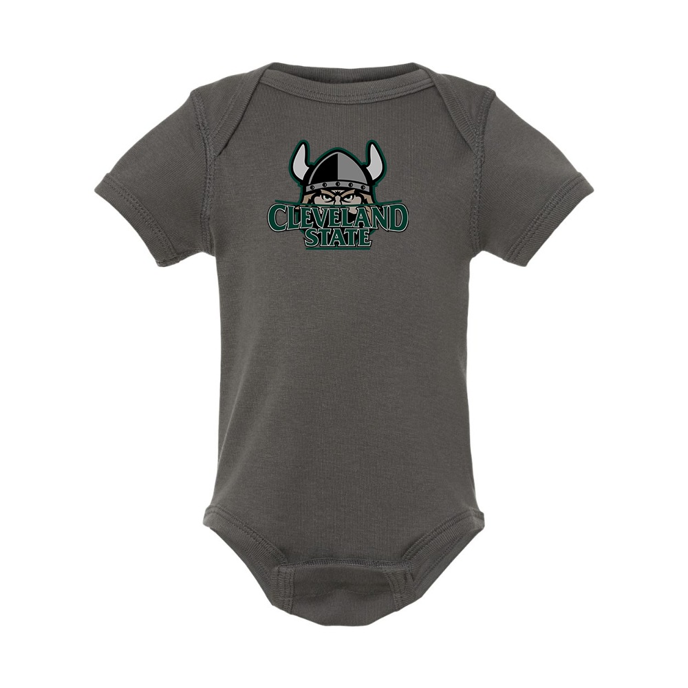 Cleveland State Vikings  Rabbit Skins Infant Baby Rib Bodysuit