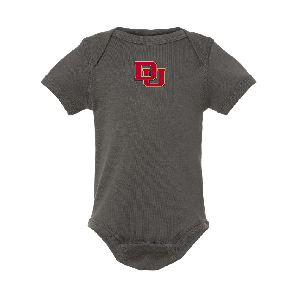 Denver Pioneers  Rabbit Skins Infant Baby Rib Bodysuit
