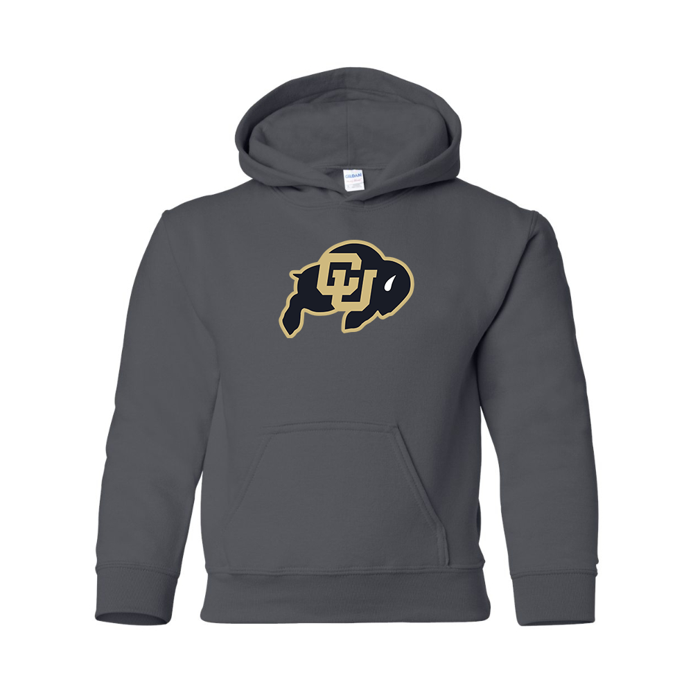 Youth Colorado Buffaloes  Gildan Heavy Blend  Hooded Sweatshirt