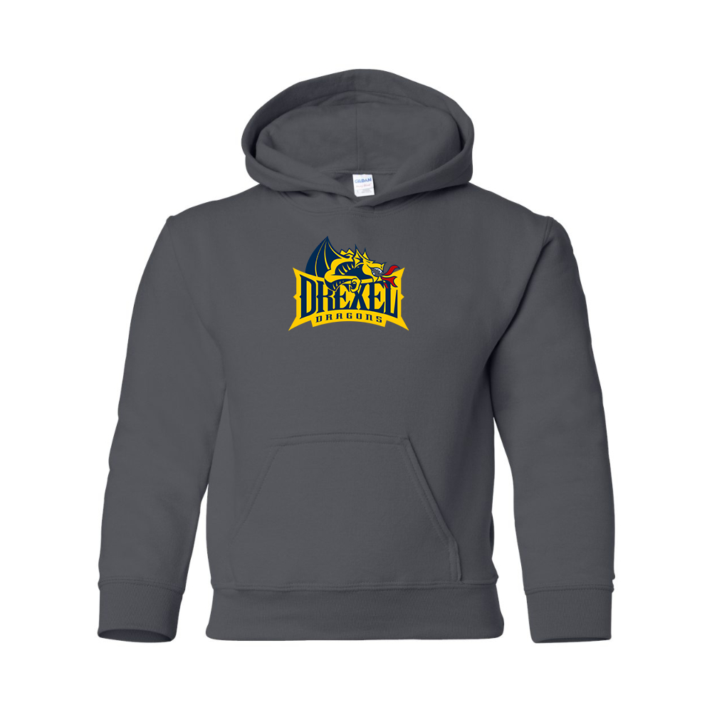 Youth  Drexel Dragons  Gildan Heavy Blend  Hooded Sweatshirt