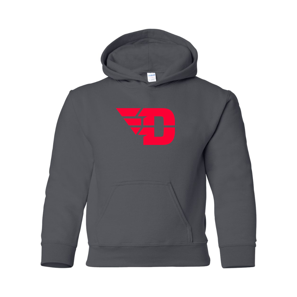 Youth  Dayton Flyers Gildan Heavy Blend  Hooded Sweatshirt