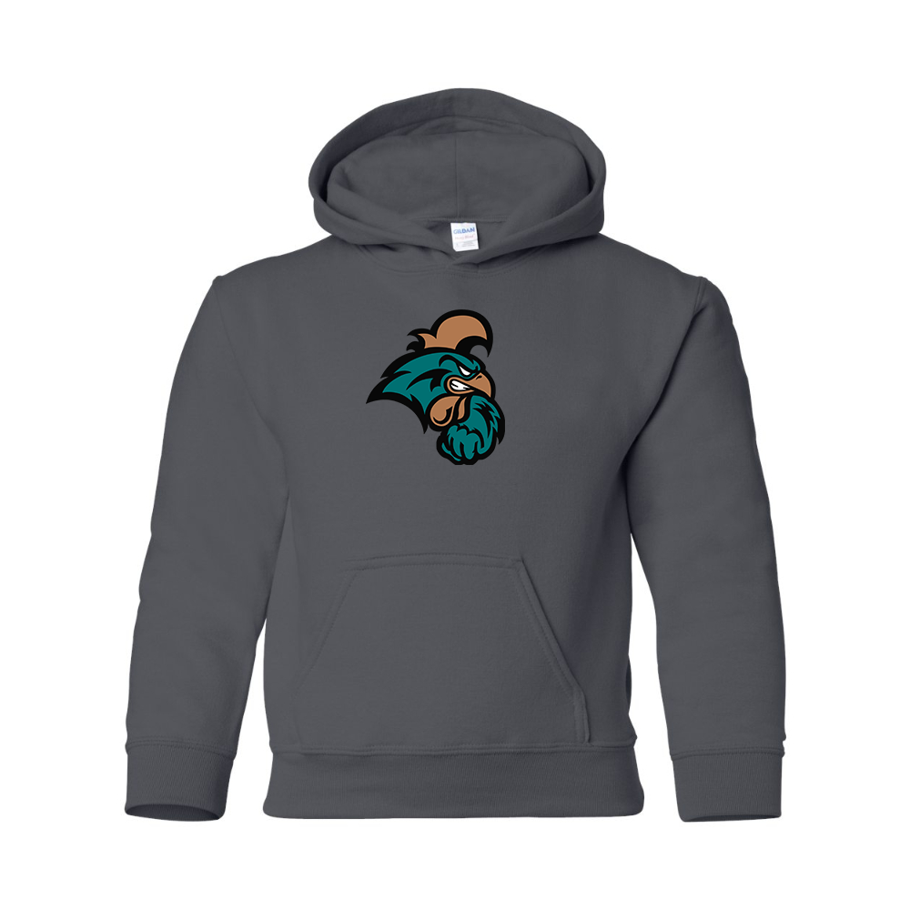 Youth  Coastal Carolina Chanticleers Gildan Heavy Blend  Hooded Sweatshirt