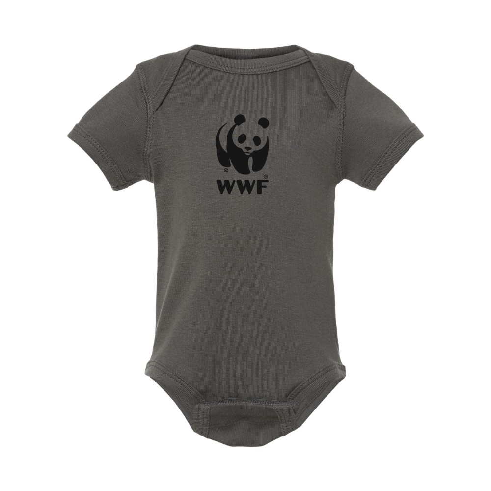 WWF  Rabbit Skins Infant Baby Rib Bodysuit