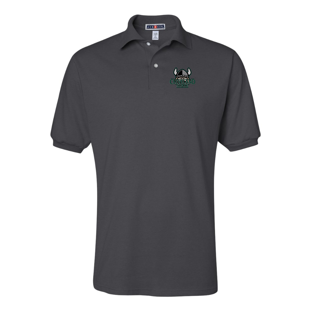 Men's  Cleveland State Vikings  JERZEES  SpotShield polo