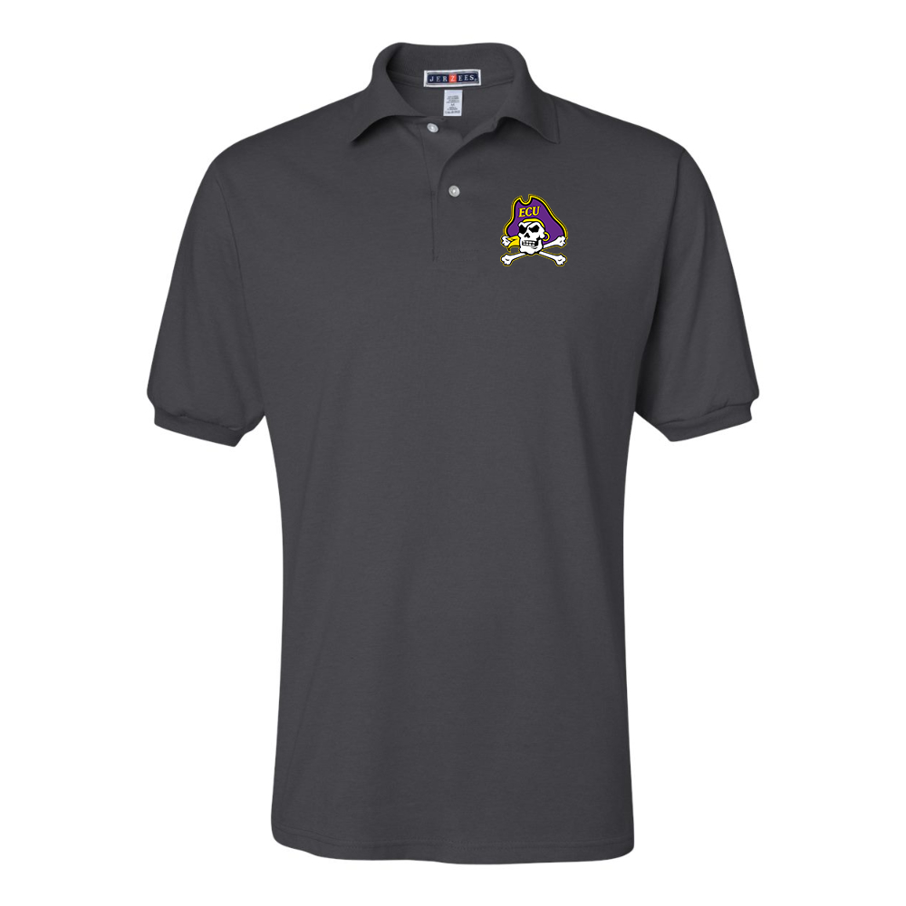 Men's  East Carolina Pirates JERZEES  SpotShield polo