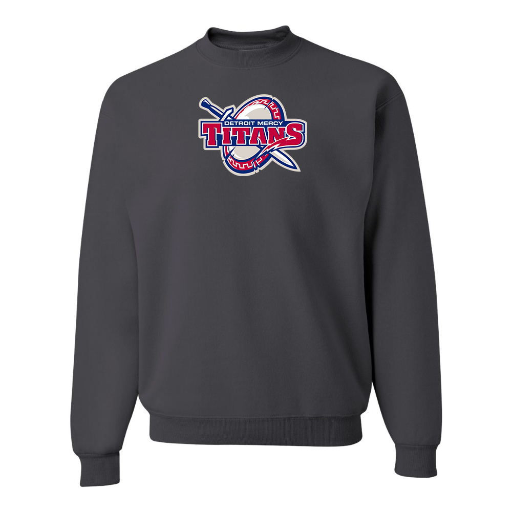 Men's Detroit Titans  JERZEES NuBlend Crewneck Sweatshirt