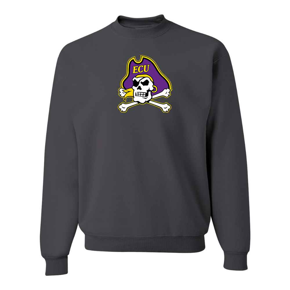 Men's  East Carolina Pirates JERZEES NuBlend Crewneck Sweatshirt