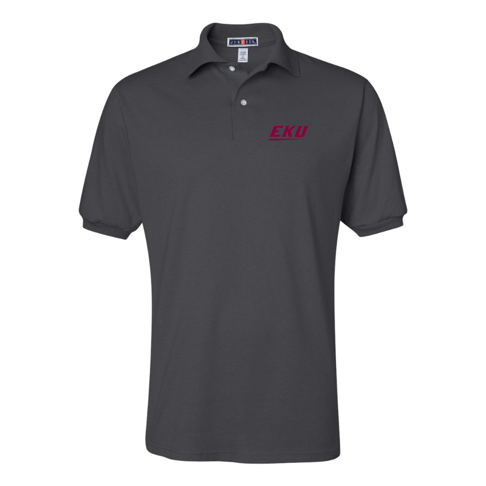 Men's Eastern Kentucky Colonels JERZEES  SpotShield polo