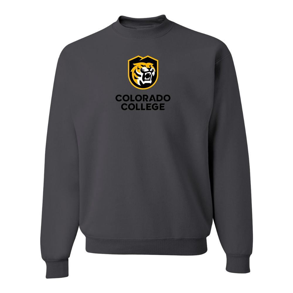 Men's  Colorado College Tigers JERZEES NuBlend Crewneck Sweatshirt