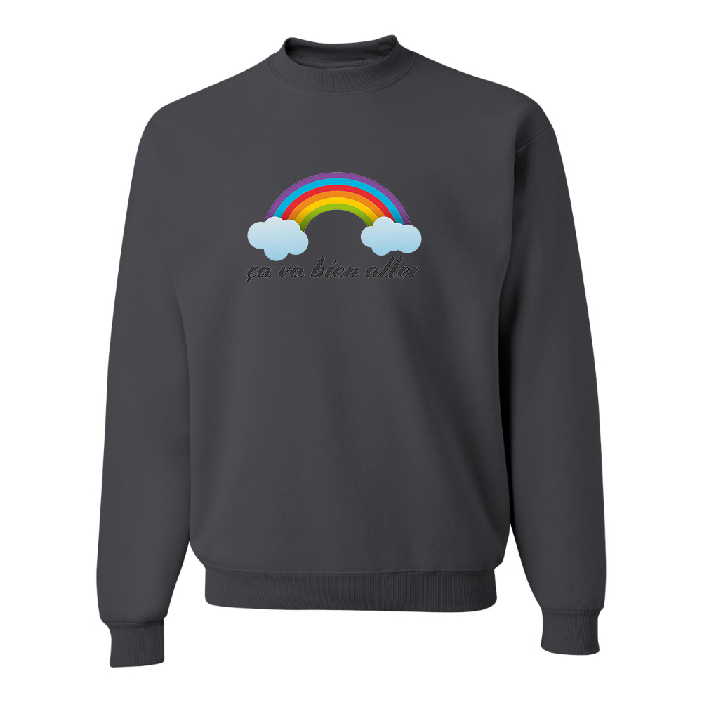 Men's Ça va bien aller JERZEES NuBlend Crewneck Sweatshirt