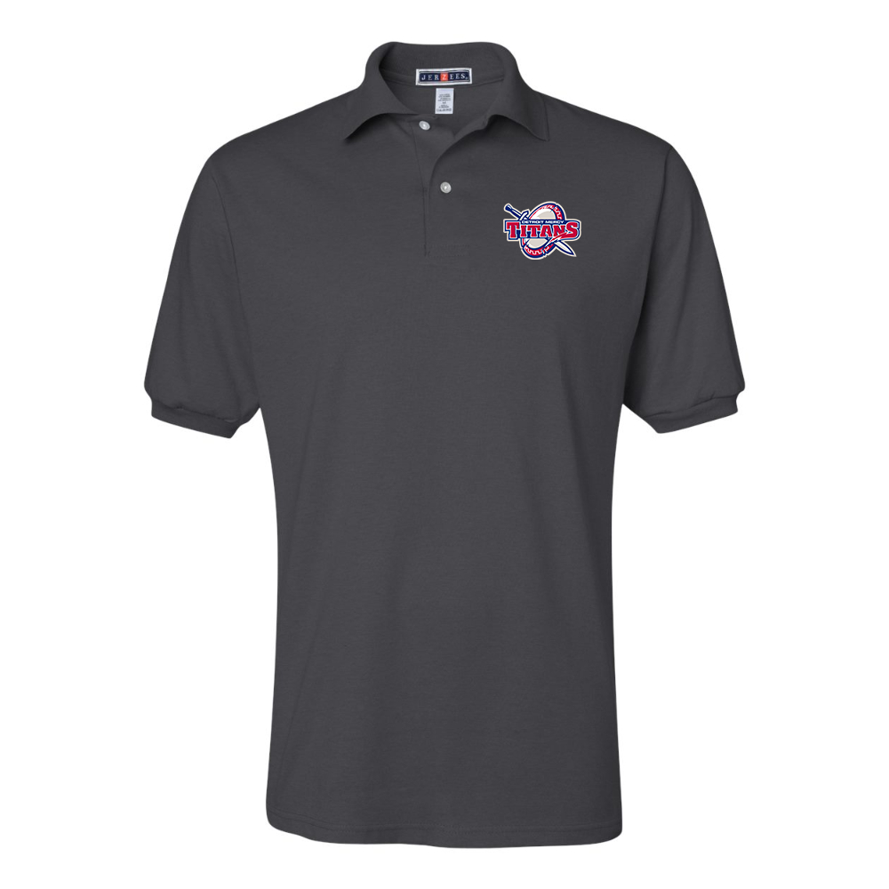 Men's  Detroit Titans  JERZEES  SpotShield polo