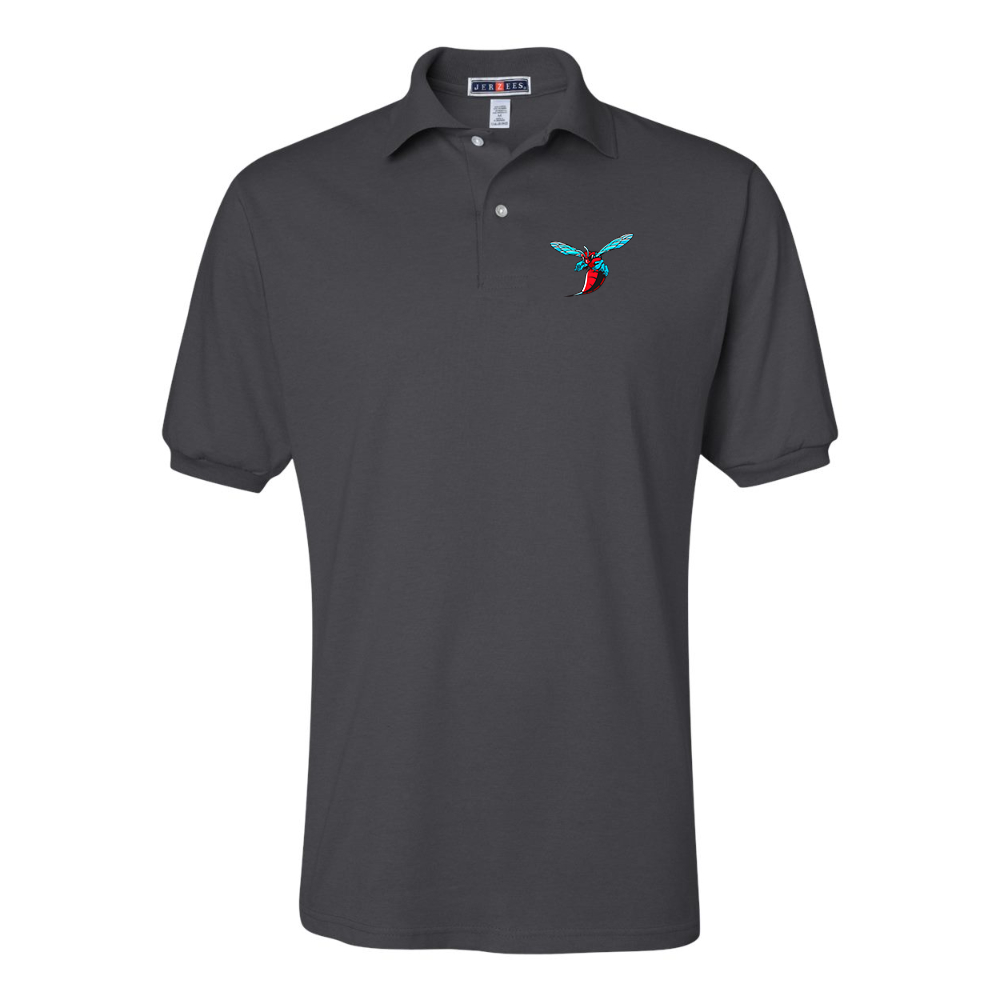 Men's  Delaware State Hornets JERZEES  SpotShield polo