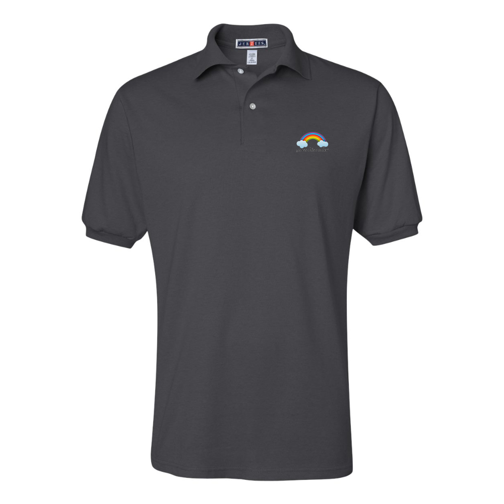 Men's Ça va bien aller JERZEES  SpotShield polo