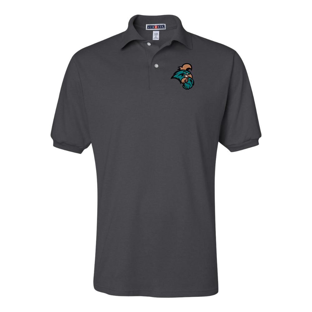 Men's  Coastal Carolina Chanticleers  JERZEES  SpotShield polo