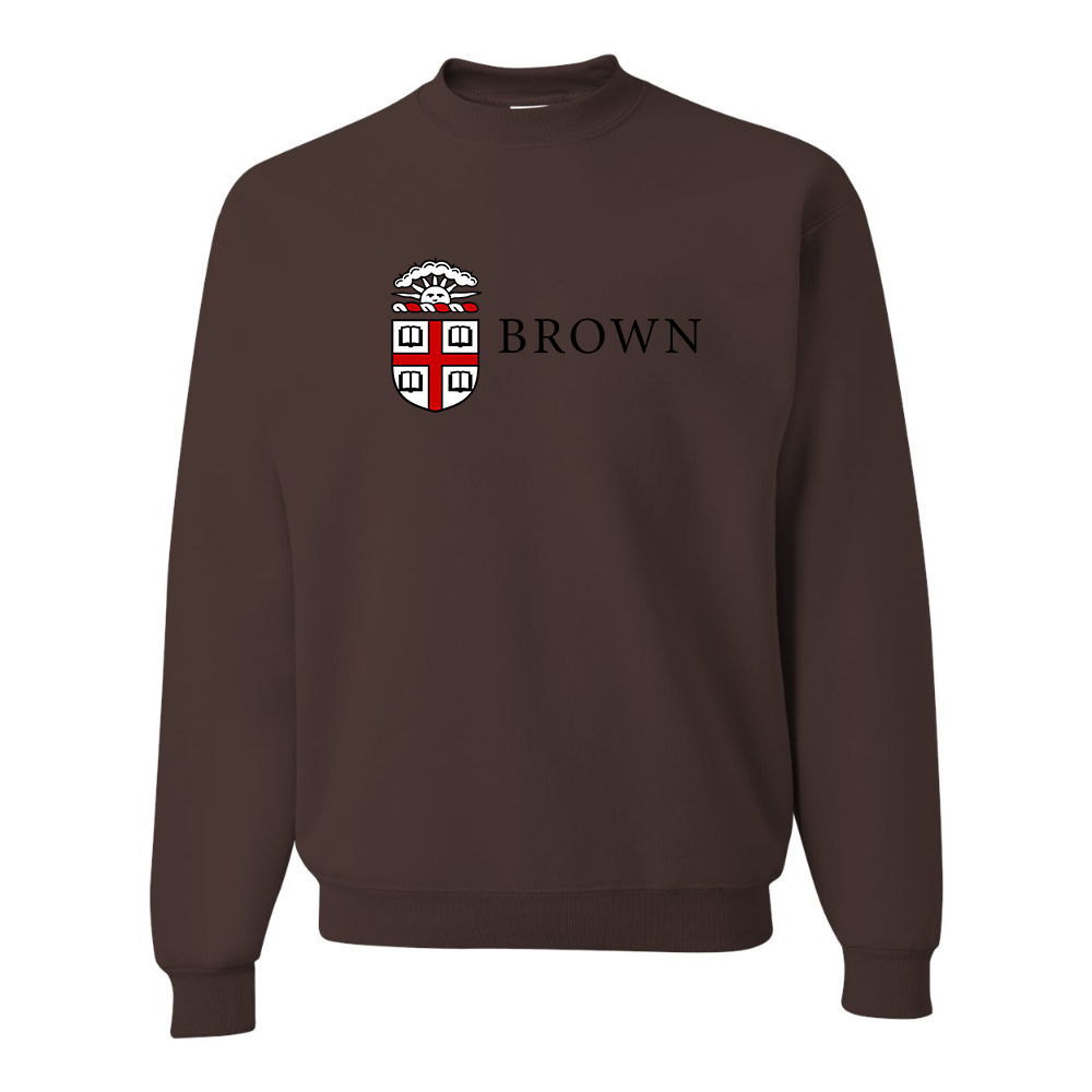 Men's Brown University JERZEES NuBlend Crewneck Sweatshirt