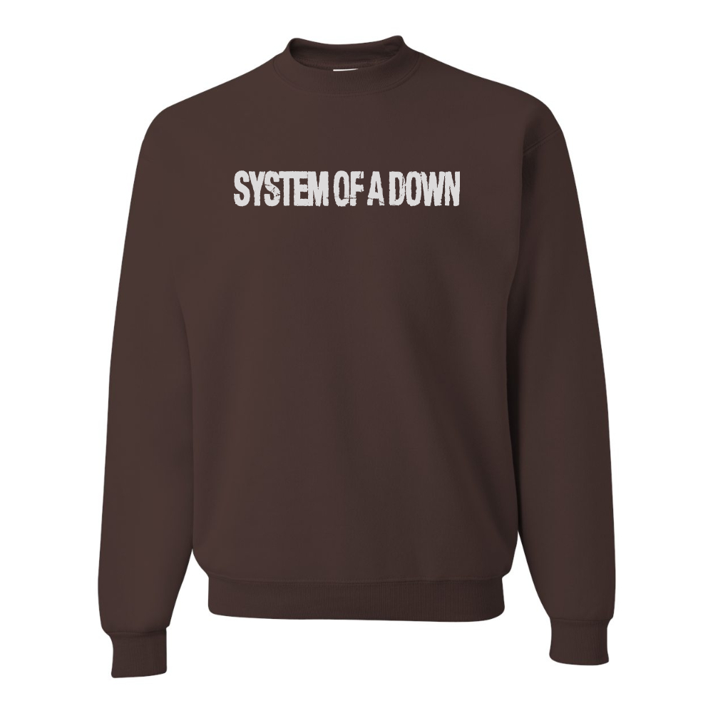 Men's System Of A Down JERZEES NuBlend Crewneck Sweatshirt