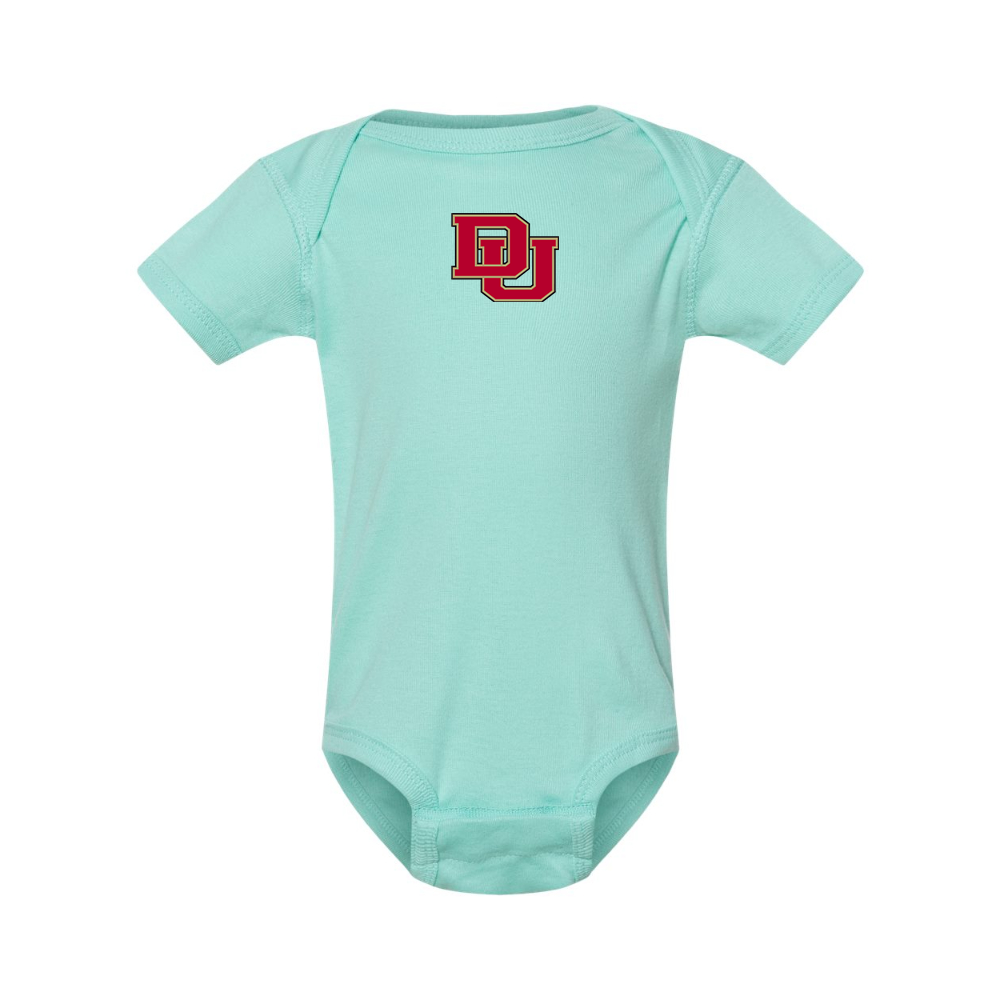 Denver Pioneers  Rabbit Skins Infant Baby Rib Bodysuit
