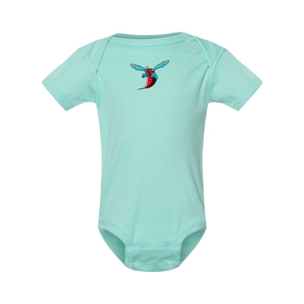Delaware State Hornets  Rabbit Skins Infant Baby Rib Bodysuit