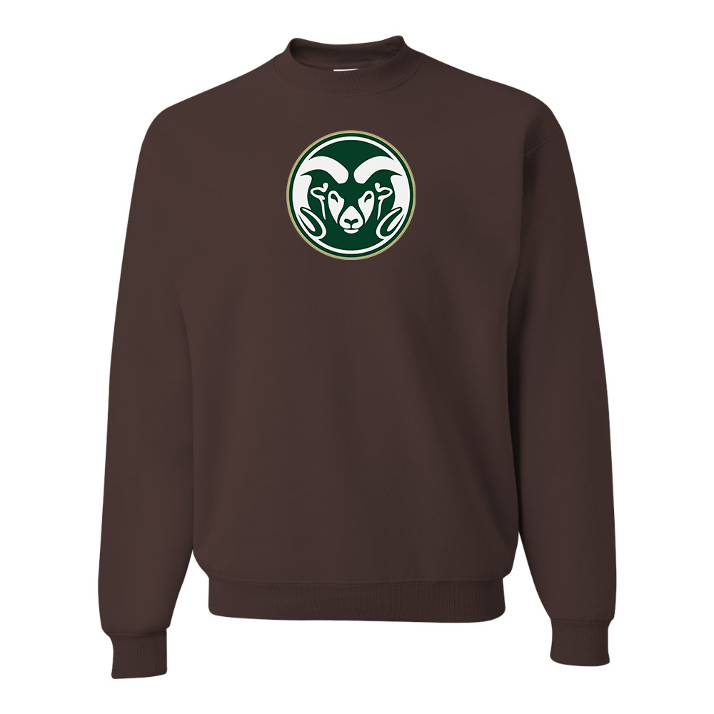 Men's  Colorado State Rams JERZEES NuBlend Crewneck Sweatshirt