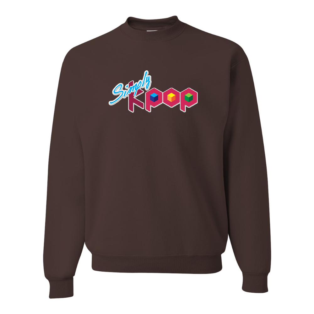 Men's  Simply Kpop JERZEES NuBlend Crewneck Sweatshirt