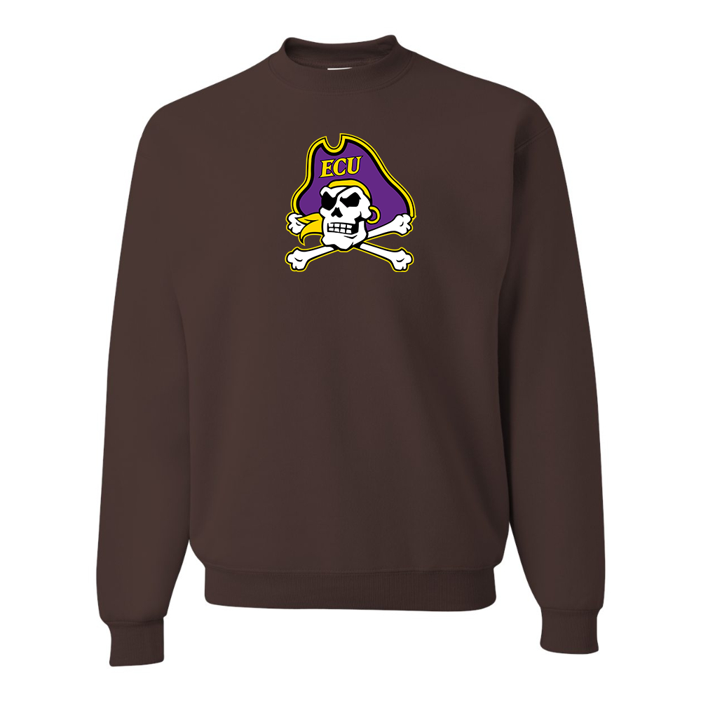 Men's  East Carolina Pirates JERZEES NuBlend Crewneck Sweatshirt