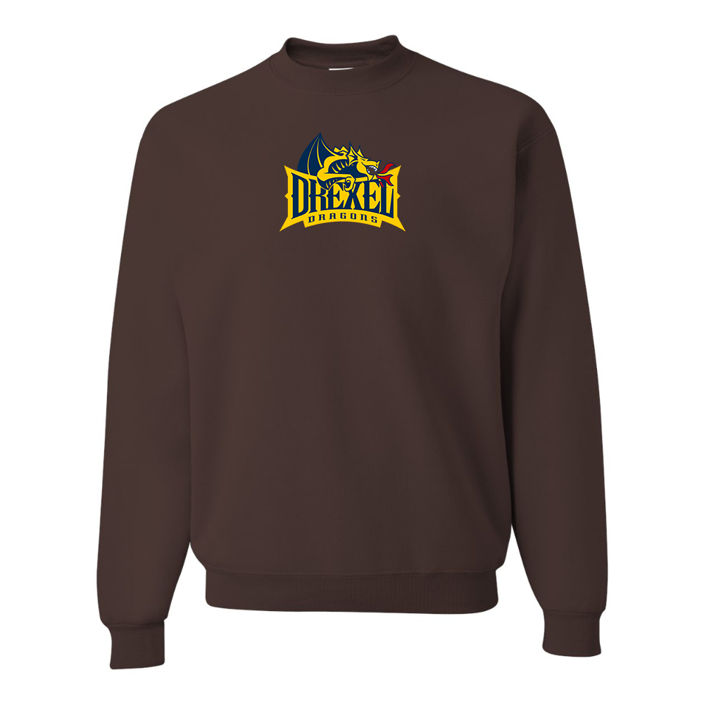 Men's  Drexel Dragons JERZEES NuBlend Crewneck Sweatshirt