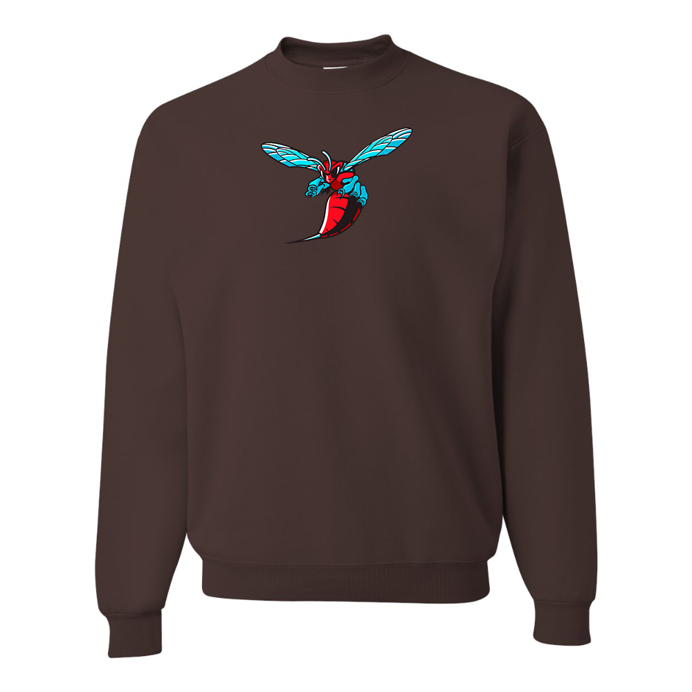 Men's Delaware State Hornets JERZEES NuBlend Crewneck Sweatshirt