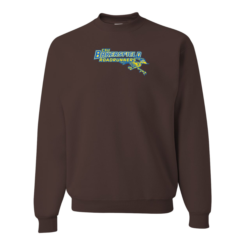 Men's  CSU-Bakersfield Roadrunners JERZEES NuBlend Crewneck Sweatshirt
