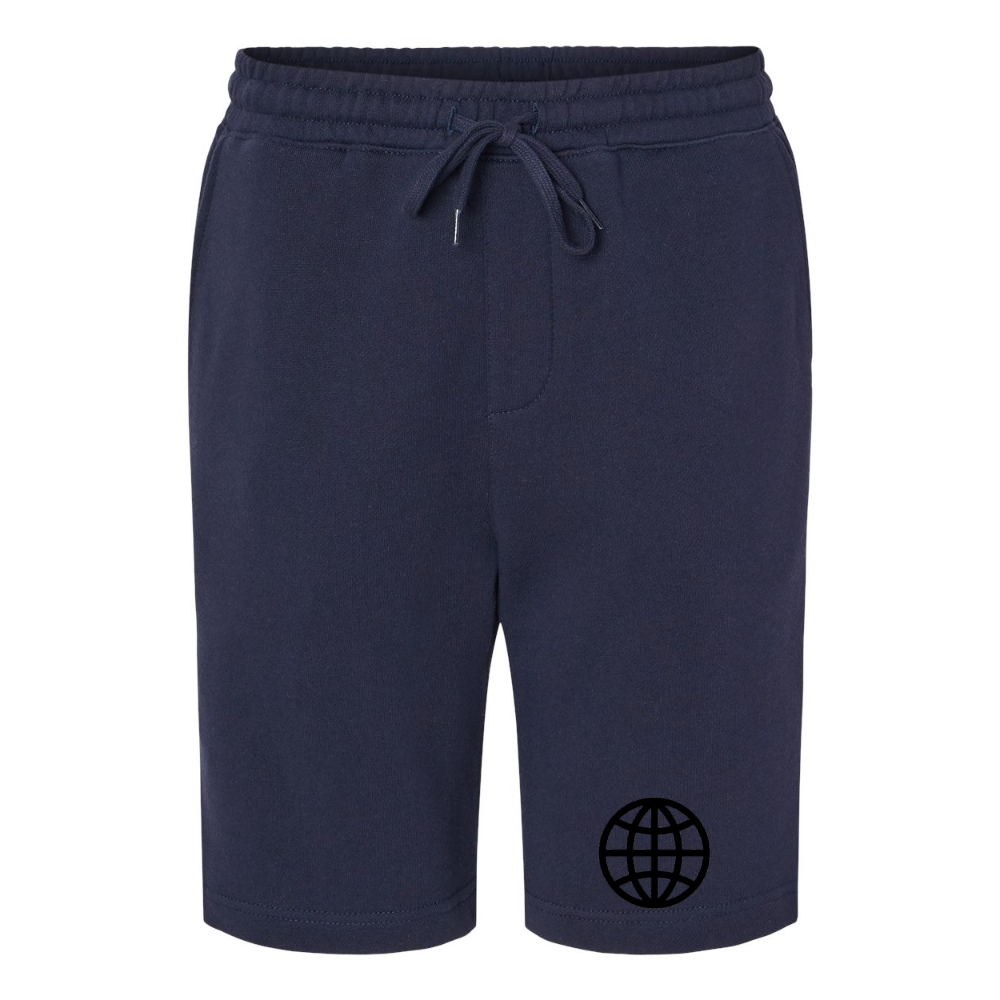 Men's Internet Globe  Independent Trading Co Midweight Fleece Short