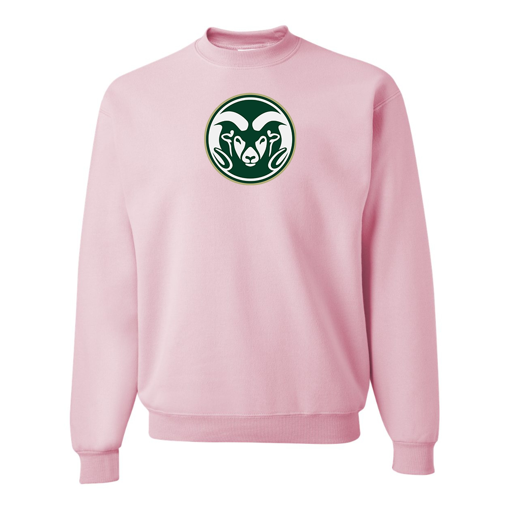 Men's  Colorado State Rams JERZEES NuBlend Crewneck Sweatshirt