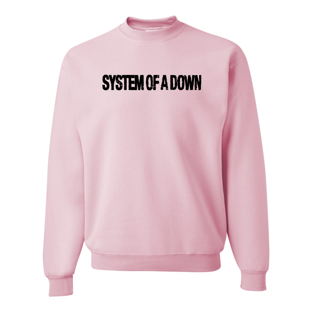 Men's System Of A Down JERZEES NuBlend Crewneck Sweatshirt