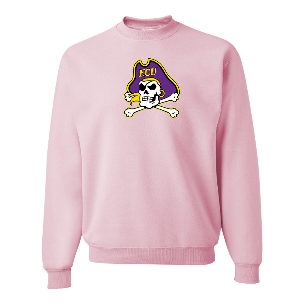 Men's  East Carolina Pirates JERZEES NuBlend Crewneck Sweatshirt