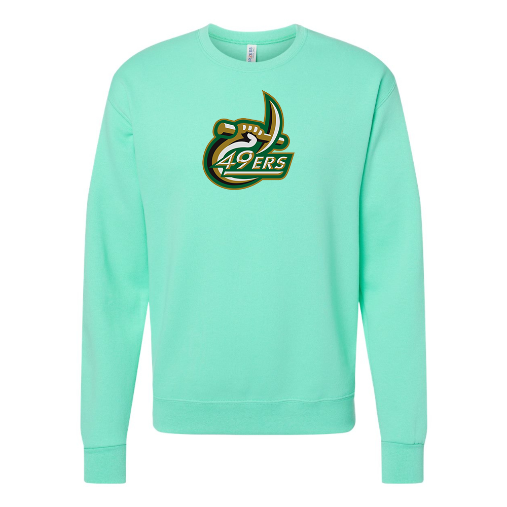 Men's  Charlotte 49ers JERZEES NuBlend Crewneck Sweatshirt