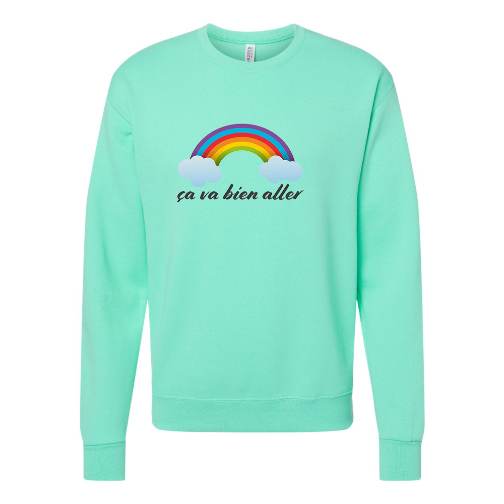 Men's Ça va bien aller JERZEES NuBlend Crewneck Sweatshirt
