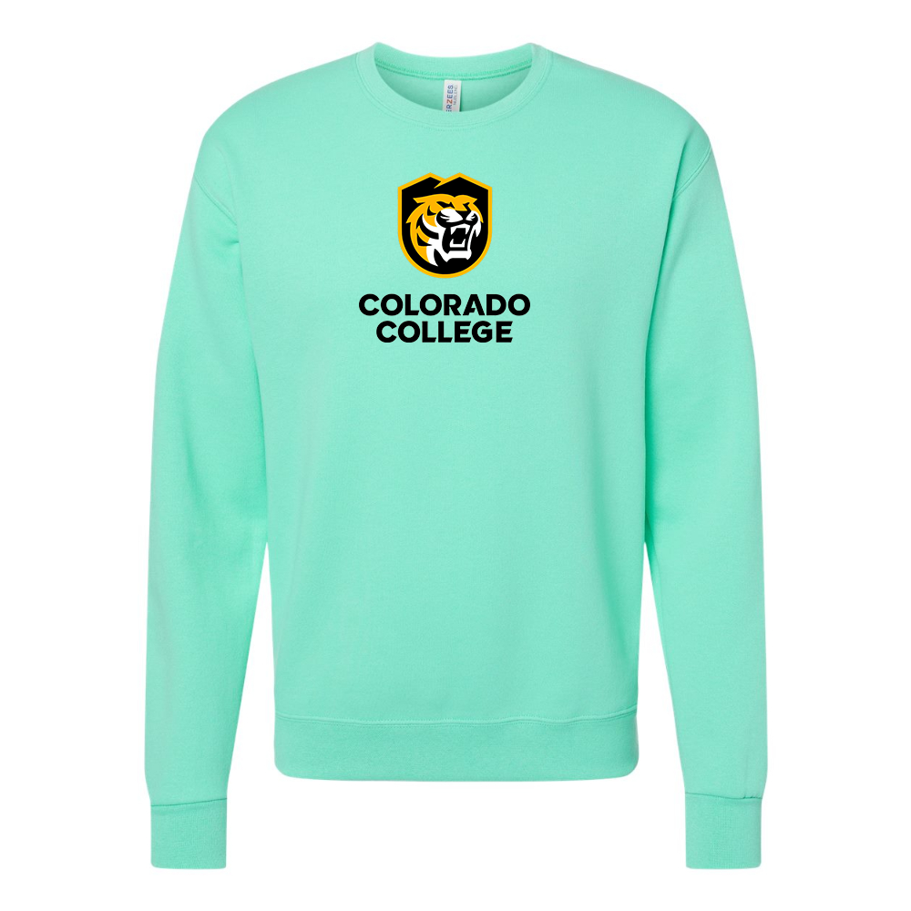 Men's  Colorado College Tigers JERZEES NuBlend Crewneck Sweatshirt