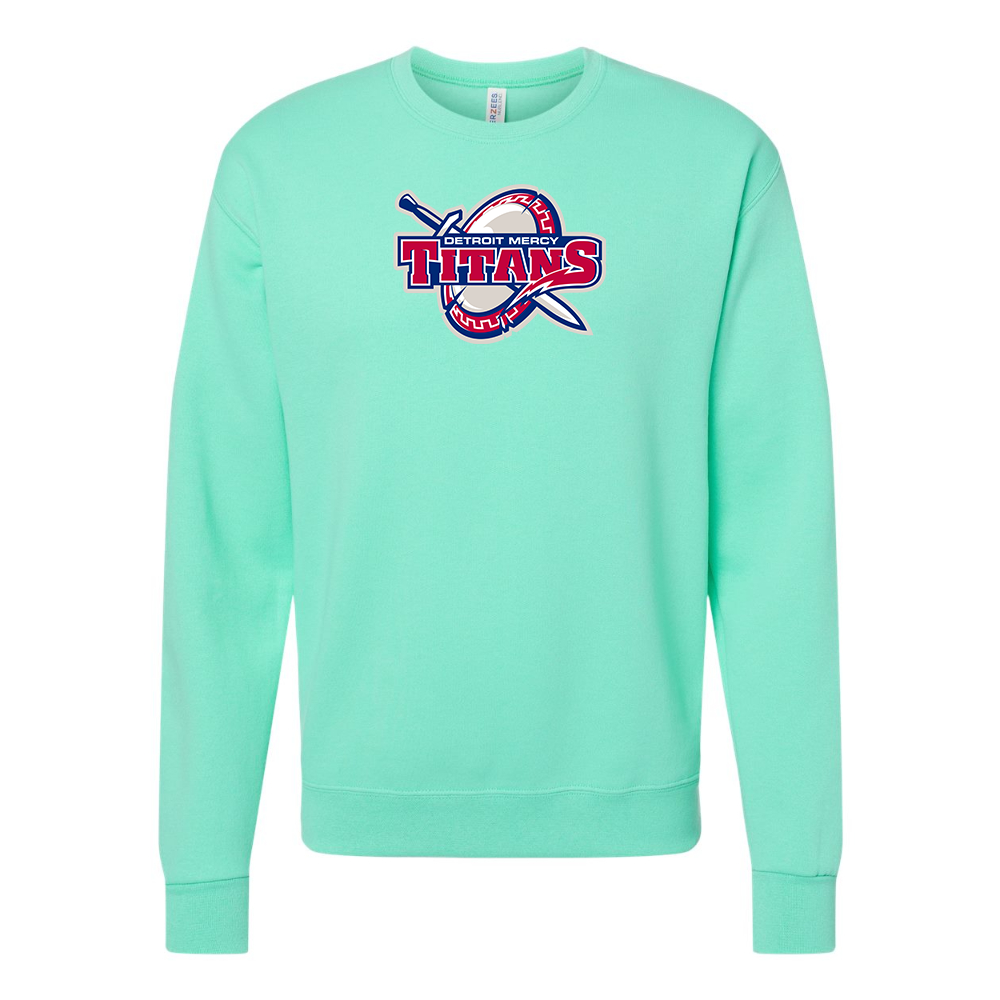 Men's Detroit Titans  JERZEES NuBlend Crewneck Sweatshirt