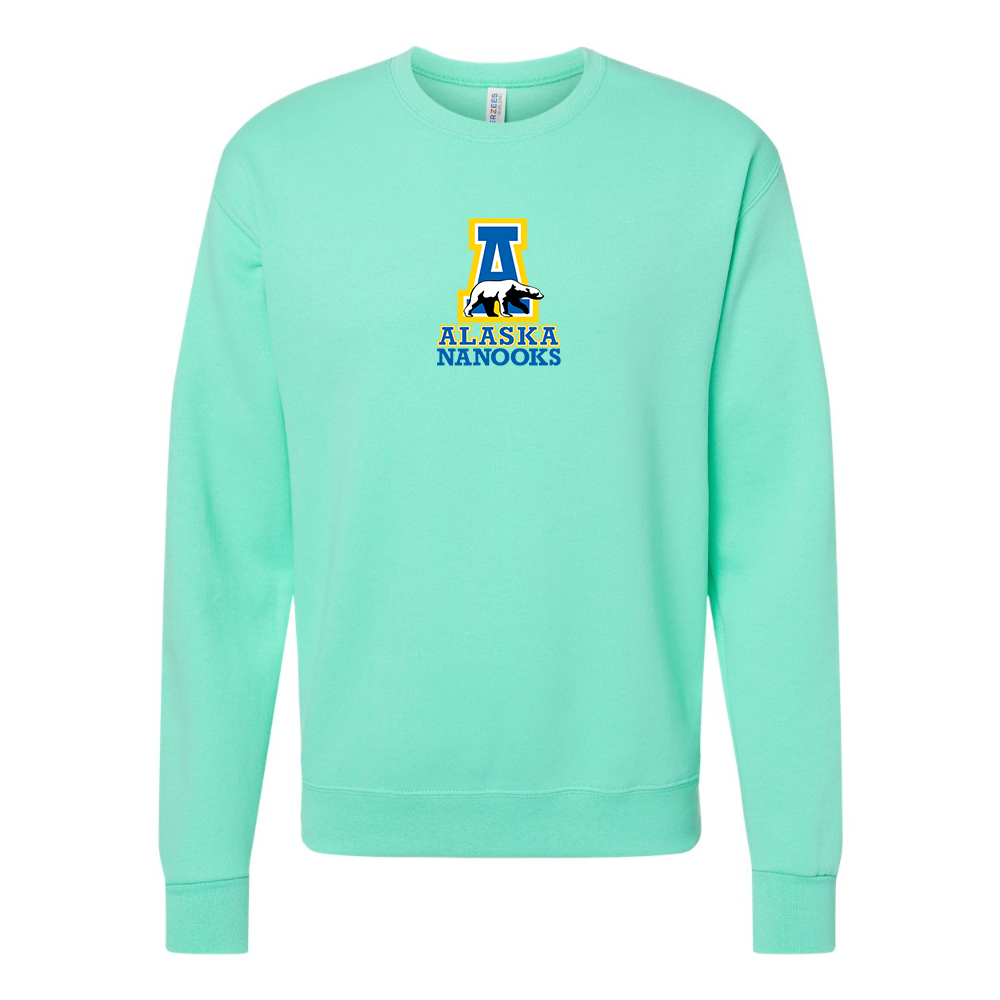 Men's Alaska Nanooks  JERZEES NuBlend Crewneck Sweatshirt