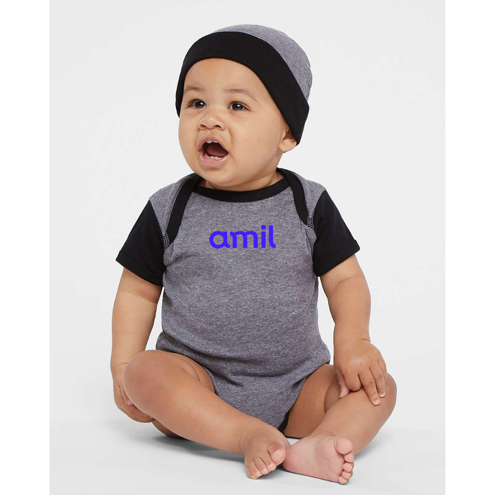 Amil  Rabbit Skins Infant Baby Rib Bodysuit