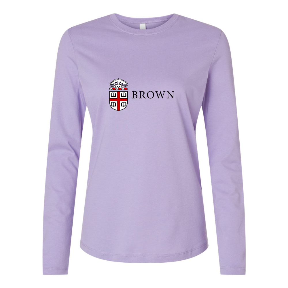BELLA CANVAS Brown University Jersey Long Sleeve Tee