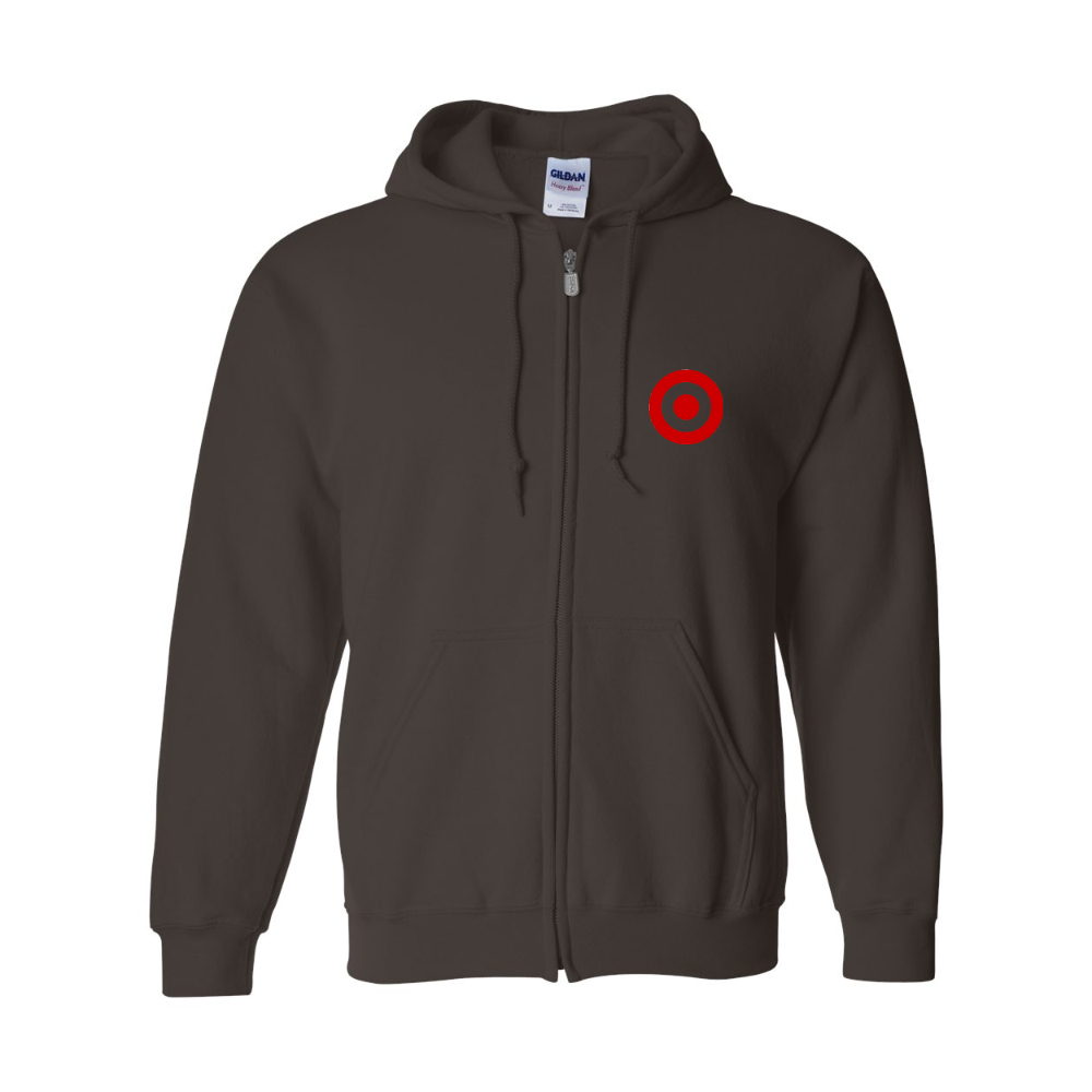 Men's Target Gildan  Heavy Blend Full Zip Hooded Sweatshirt