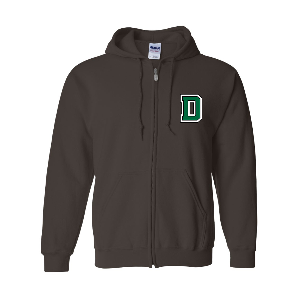 Men's Dartmouth Big Green  Gildan  Heavy Blend Full Zip Hooded Sweatshirt