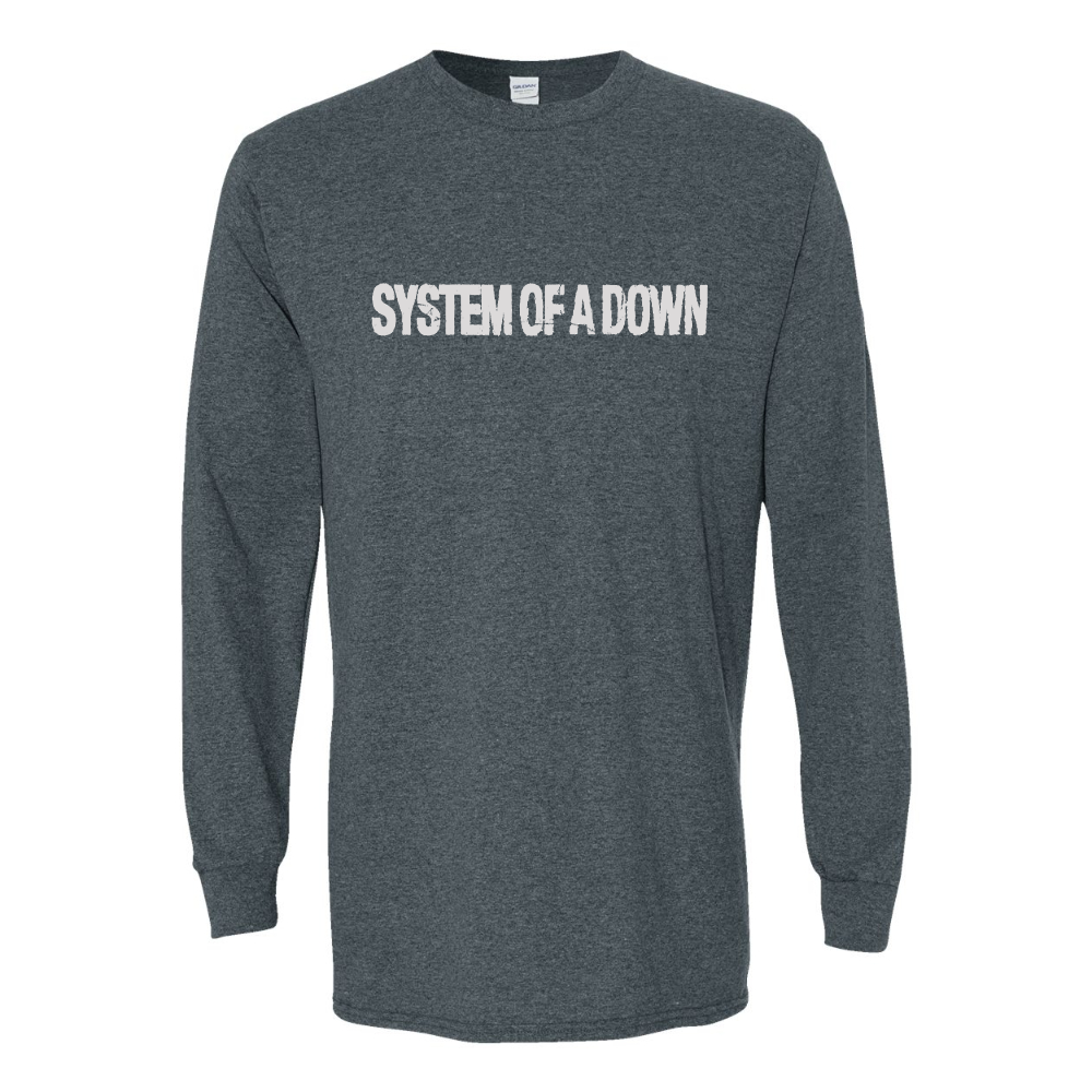 Men's System Of A Down Gildan Heavy Cotton Long Sleeve T-Shirt