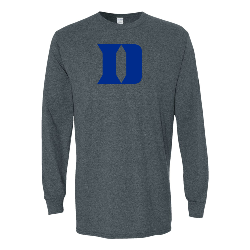 Men's   Duke Blue Devils Gildan Heavy Cotton Long Sleeve T-Shirt
