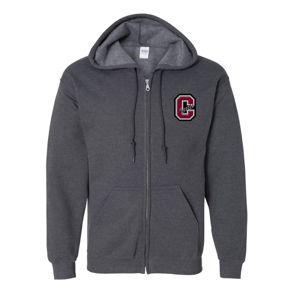 Men's  Colgate Raiders  Gildan  Heavy Blend Full Zip Hooded Sweatshirt