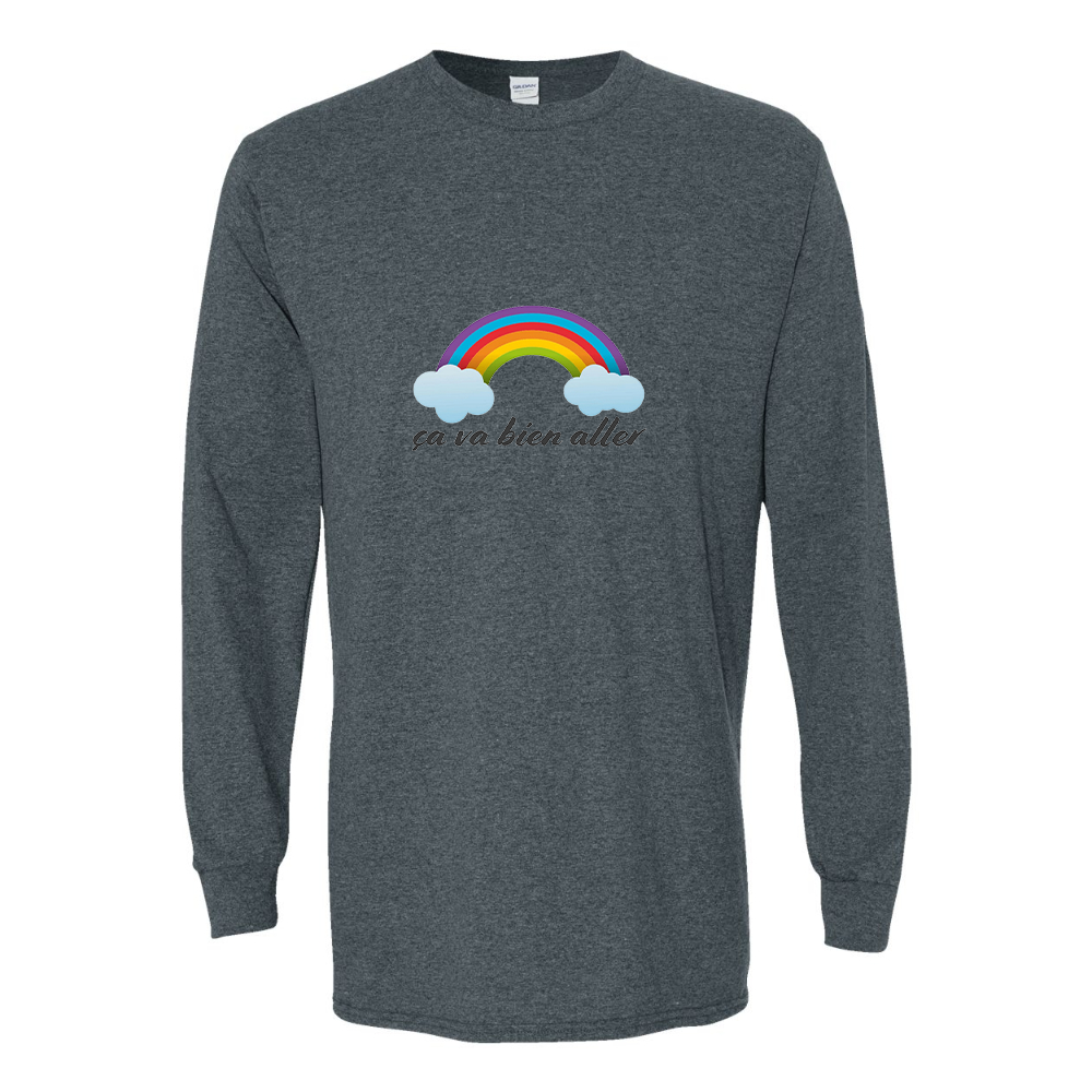 Men's Ça va bien aller Gildan Heavy Cotton Long Sleeve T-Shirt