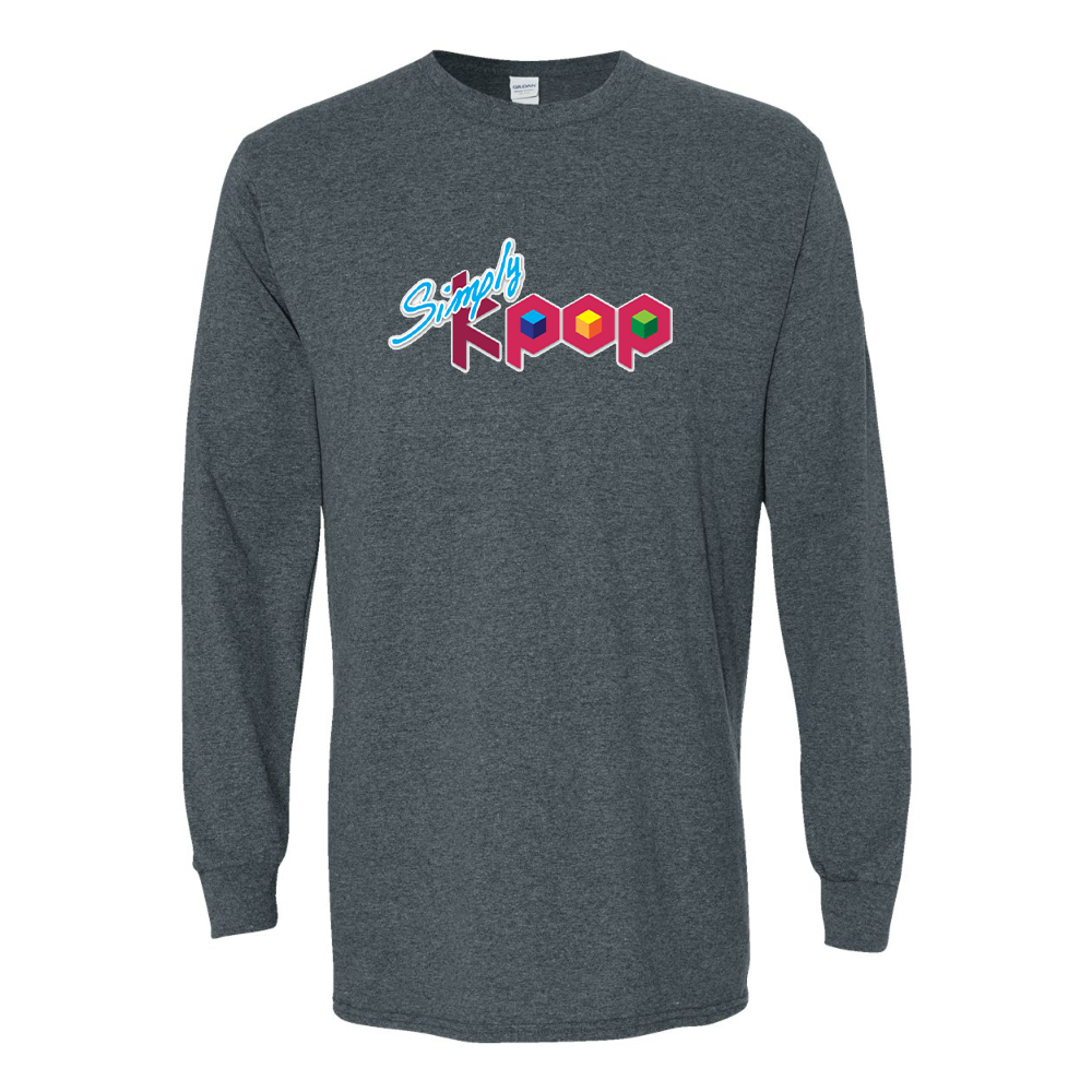 Men's  Simply Kpop  Gildan Heavy Cotton Long Sleeve T-Shirt